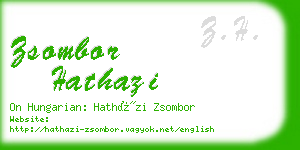 zsombor hathazi business card